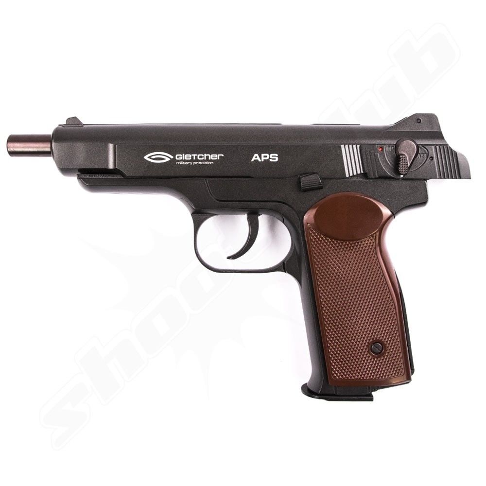 Gletcher APS CO2 Pistole 4,5mm - BlowBack