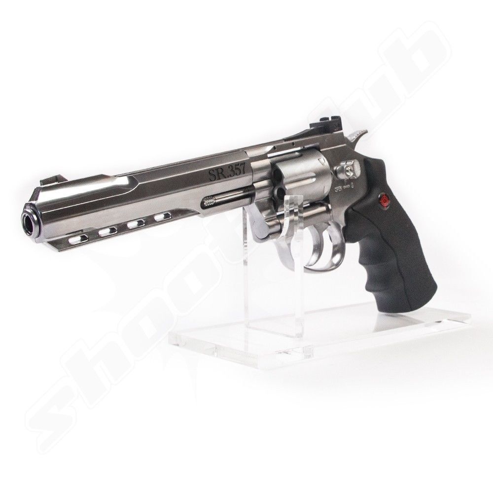 Crosman SR 357 Revolver 4,5 mm CO2 - silber Bild 3