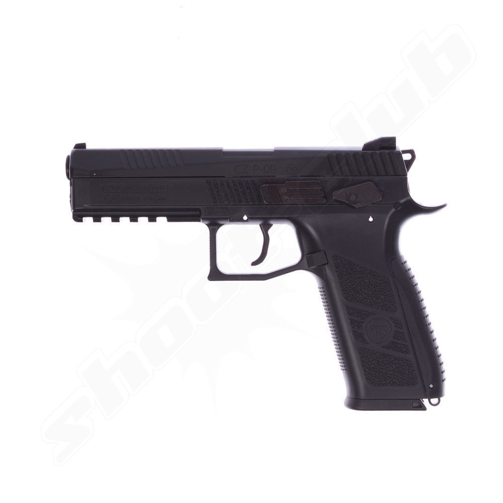 CZ P-09 Duty CO2 Pistole 4,5 mm Stahl BBs & Diabolo - Koffer-Set Bild 3