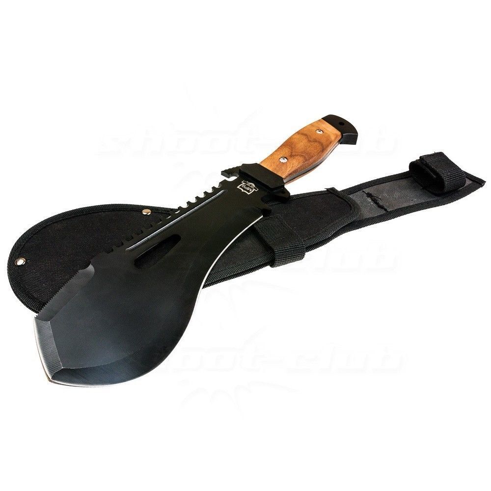 MP9 Rhino - Machete mit Sgezahnung - AISI 420er Stahl Bild 4