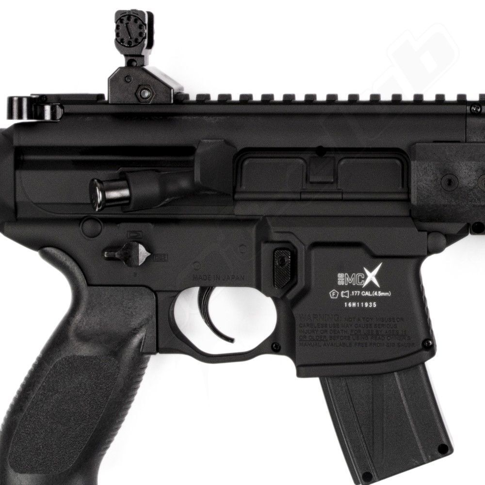 Sig Sauer MCX CO2 Gewehr 4,5mm Diabolo - schwarz - Set Bild 3
