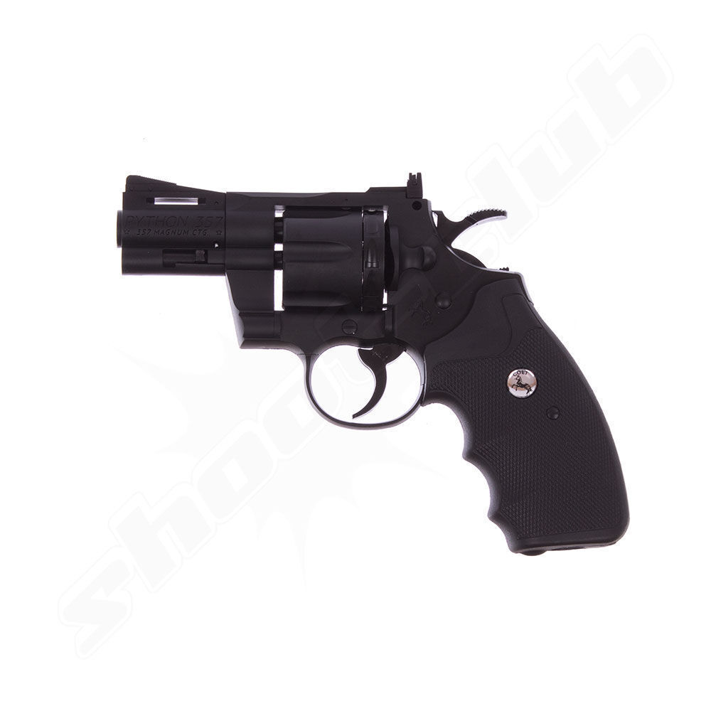 CO2 Revolver Colt Python 2,5 4,5mm Stahl BB & Diabolo - im Set Bild 4