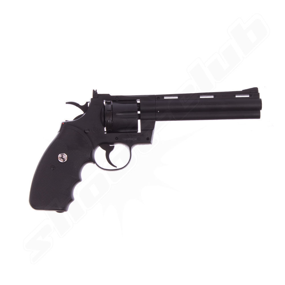 Colt Python 6 Zoll CO2 Revolver 4,5mm Stahl BB & Diabolo - Koffer-Set Bild 3