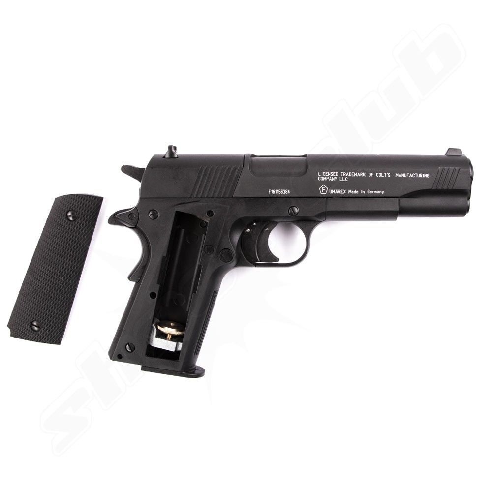 Colt Government 1911 A1 CO2 Pistole 4,5 mm - Set Bild 5