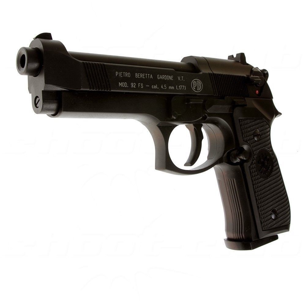 Beretta M 92 FS CO2-Pistole Kal.4,5 mm brniert - Set Bild 2