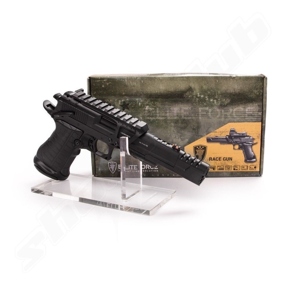 Elite Force Race Gun Softair Pistole Co2 GBB 6 mm 2 Joule + Visier Bild 5