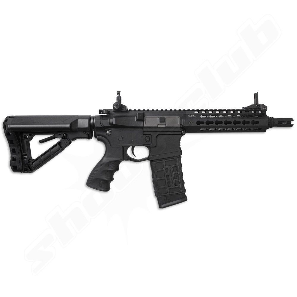 G&G CM16 SRS 0,5J AEG mit ETU und Mosfet ab14 - Black Bild 3