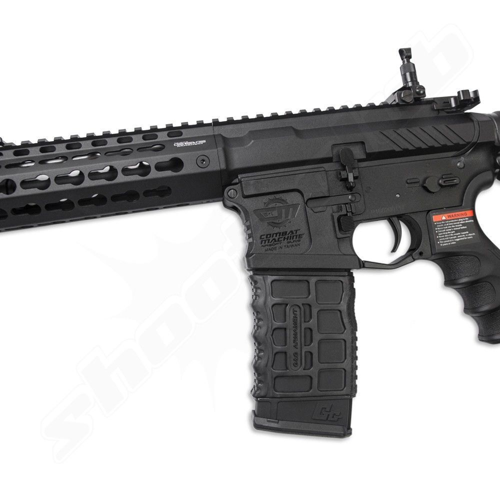 G&G CM16 SRS 0,5J AEG mit ETU und Mosfet ab14 - Black Bild 4