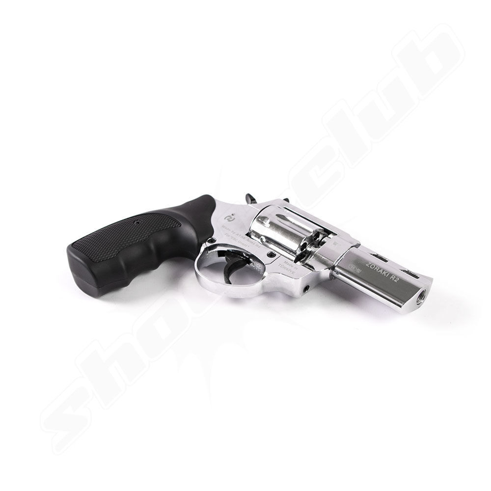 Zoraki R2 Schreckschussrevolver 3 Zoll Chrom 9mm R.K. - Set Bild 2