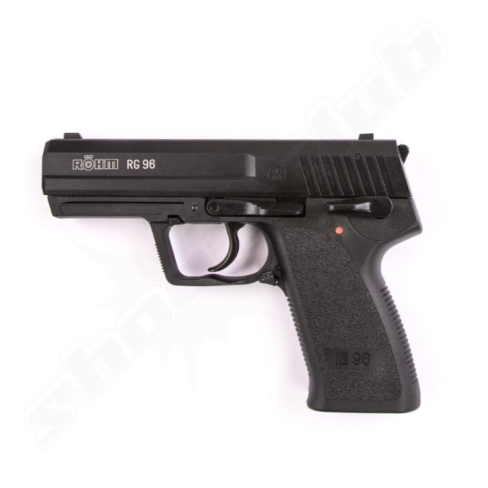 Rhm RG 96 Schreckschusspistole schwarz 9 mm P.A.K. + 50 Platzpatronen Bild 2