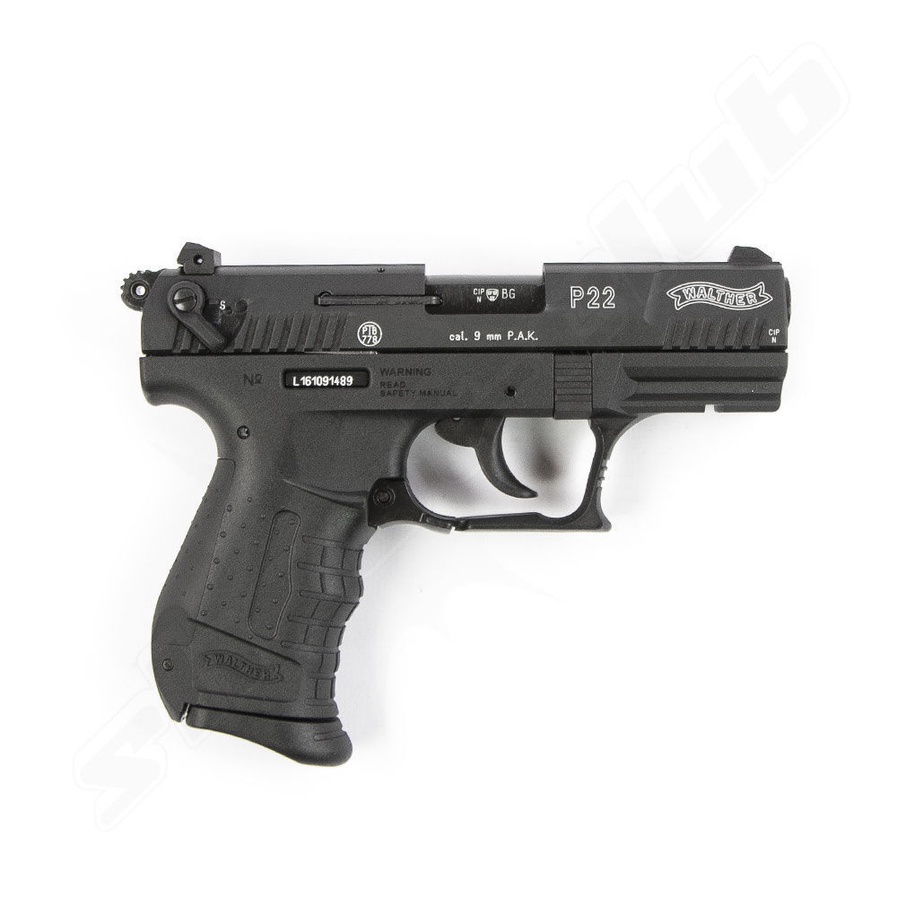 Walther P22 Schreckschuss-Pistole + Platzpatronen - Set Bild 3