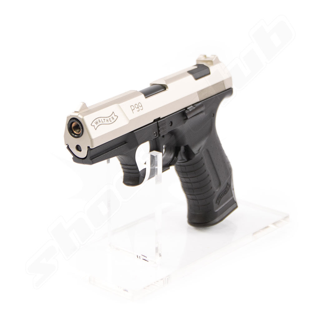 Walther P99 Schreckschuss Pistole vernickelt 9mm PAK Bild 2