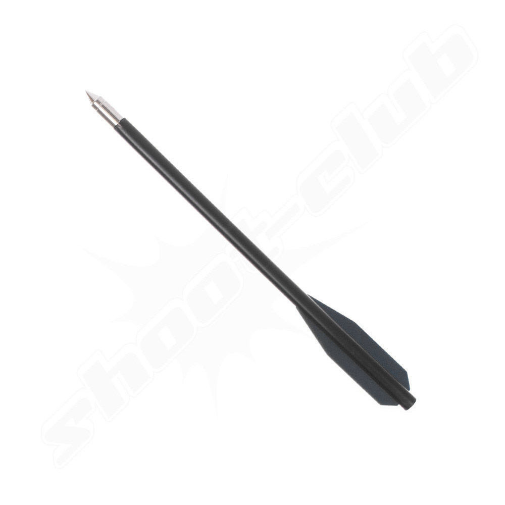 12 Armbrustbolzen 16,5 cm - Durchmesser 6 mm - Kunststoff schwarz Bild 2