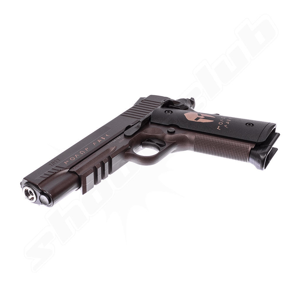 Sig Sauer 1911 Spartan CO2 Pistole Blowback 4,5 mm im Plinking-Set Bild 3