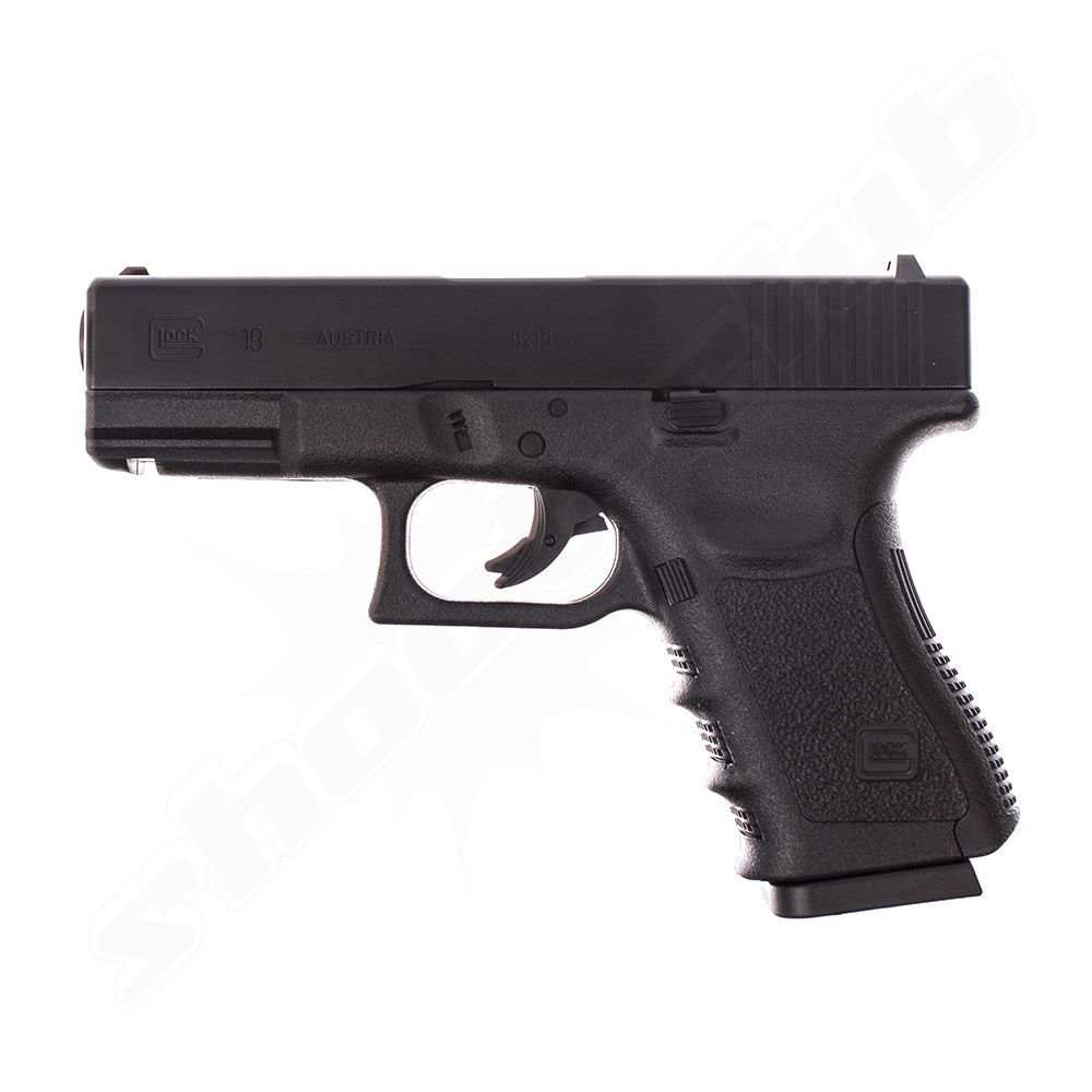 Glock 19 CO2 Pistole 4,5 mm Stahl BBs - Kugelfang-Set Bild 5