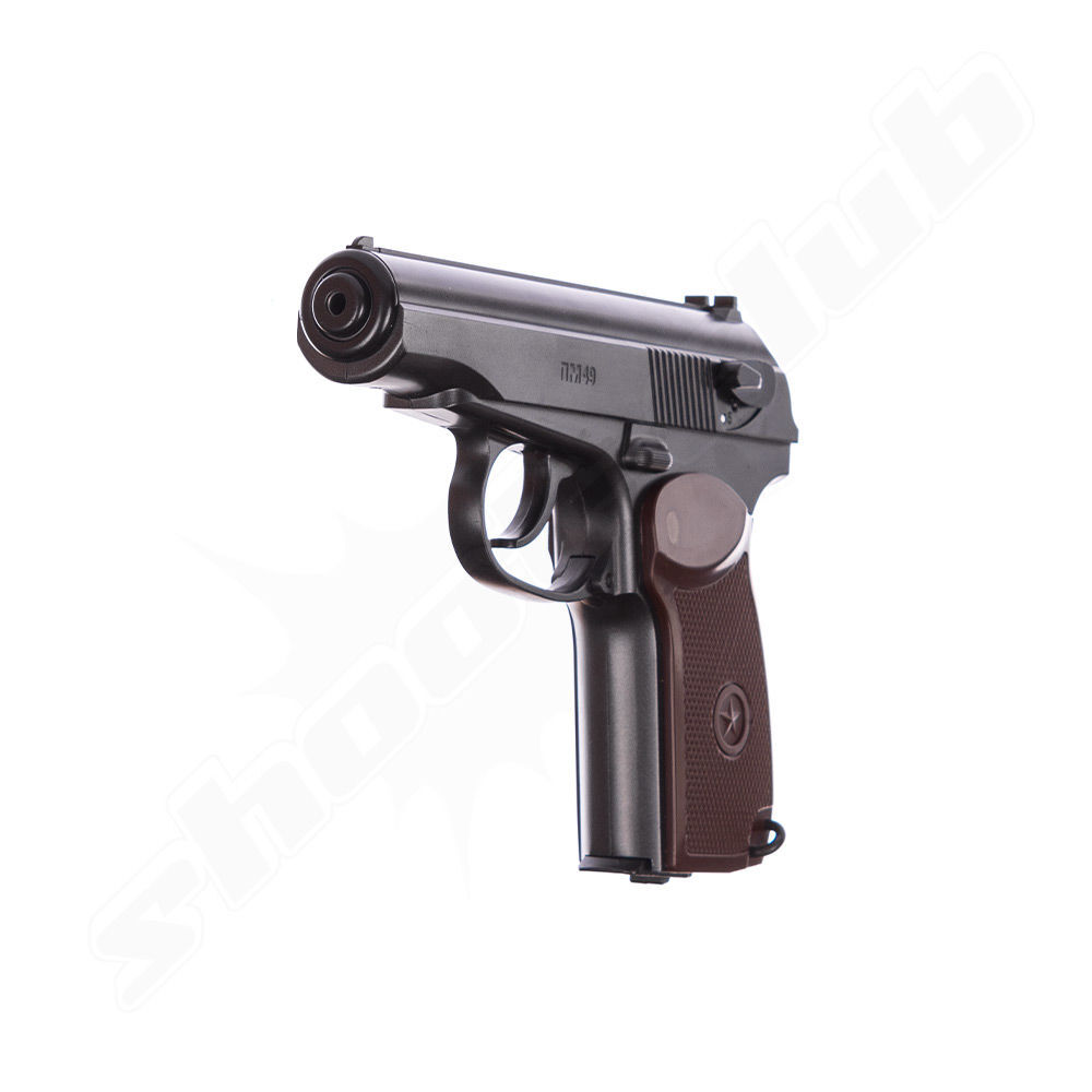 Borner PM49 CO2 Pistole 4,5 mm Stahlkugeln im Set
