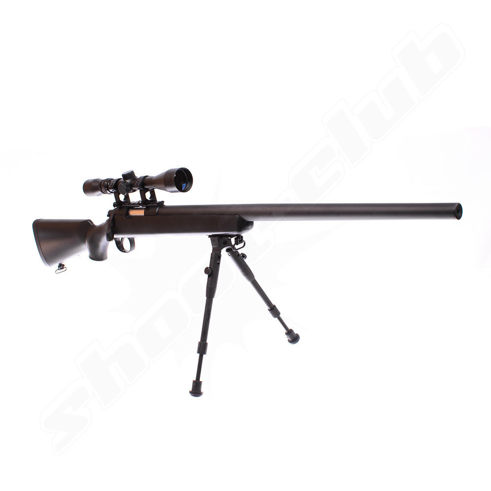 Well MB03 SR-1 6mm Airsoft Sniper Set - schwarz Bild 3