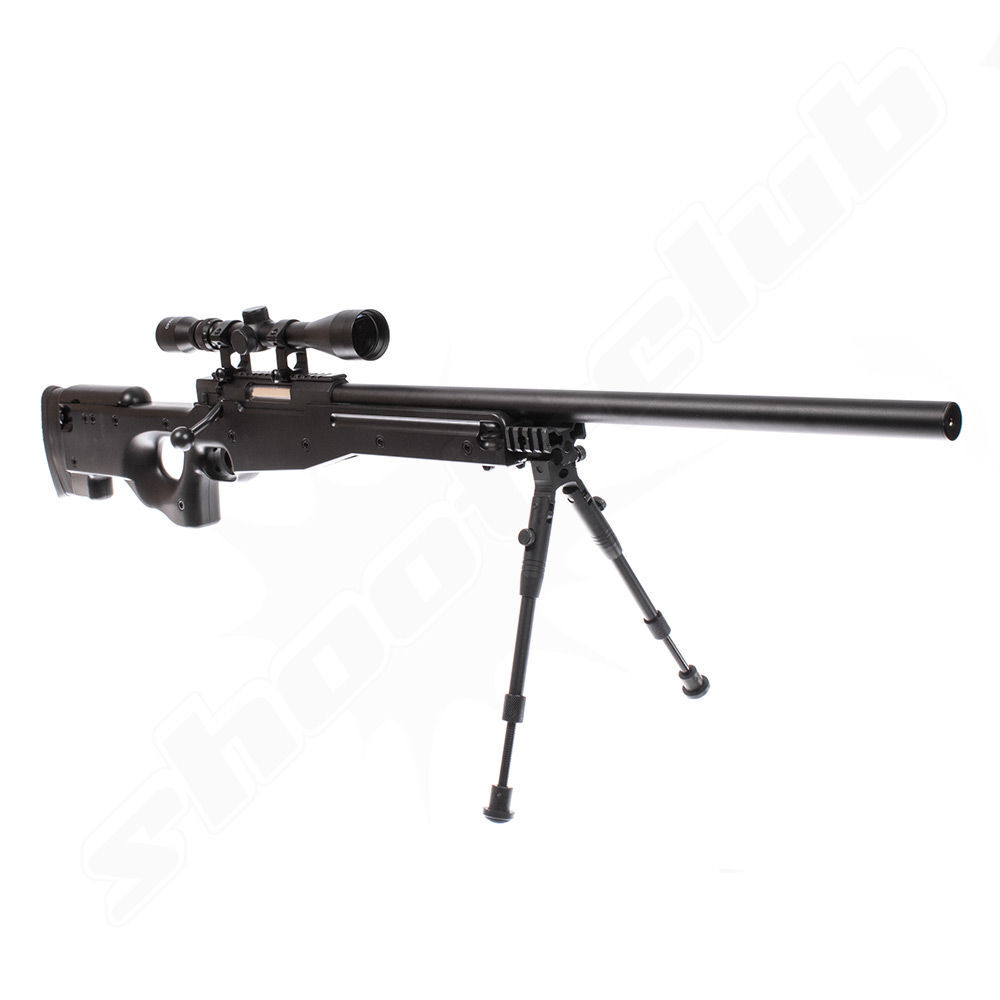 Well L96 MB-01 Upgraded Airsoft Sniper Set schwarz - 2,6 Joule Bild 4