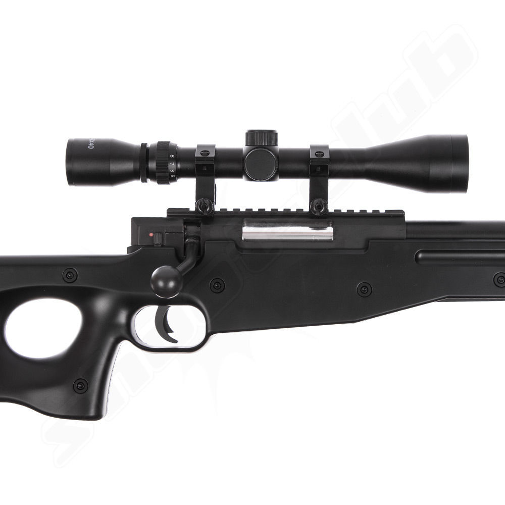 Well L96 MB-01 Airsoft Gewehr Kal. 6 mm Sniper Set - schwarz Bild 3