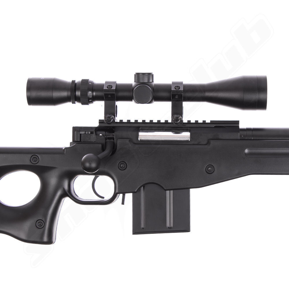 Well MB4402 AWP Airsoft Sniper Starter Set Schwarz Bild 3