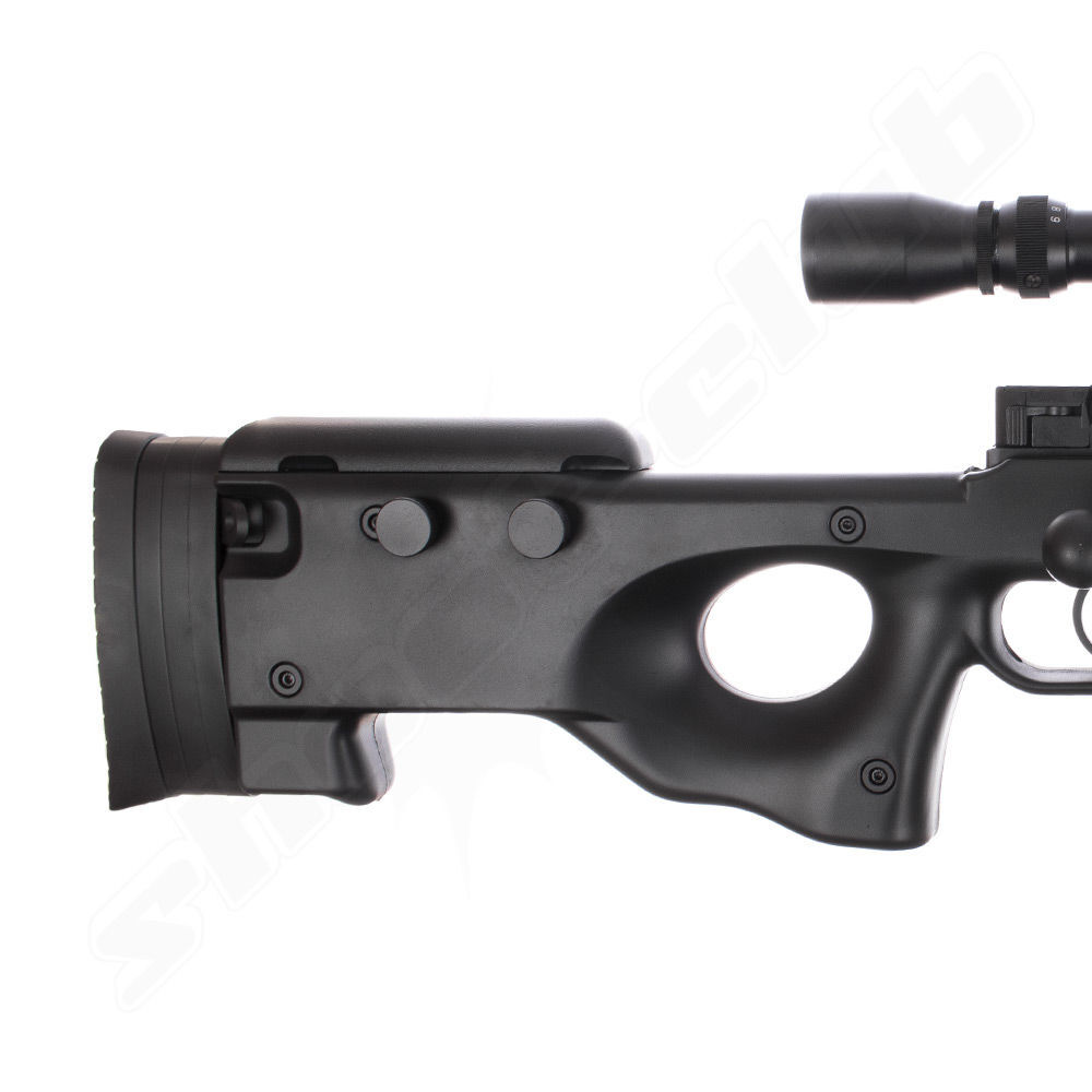 Well MB4402 FH AWP Airsoft Sniper Starter Set Schwarz Bild 4