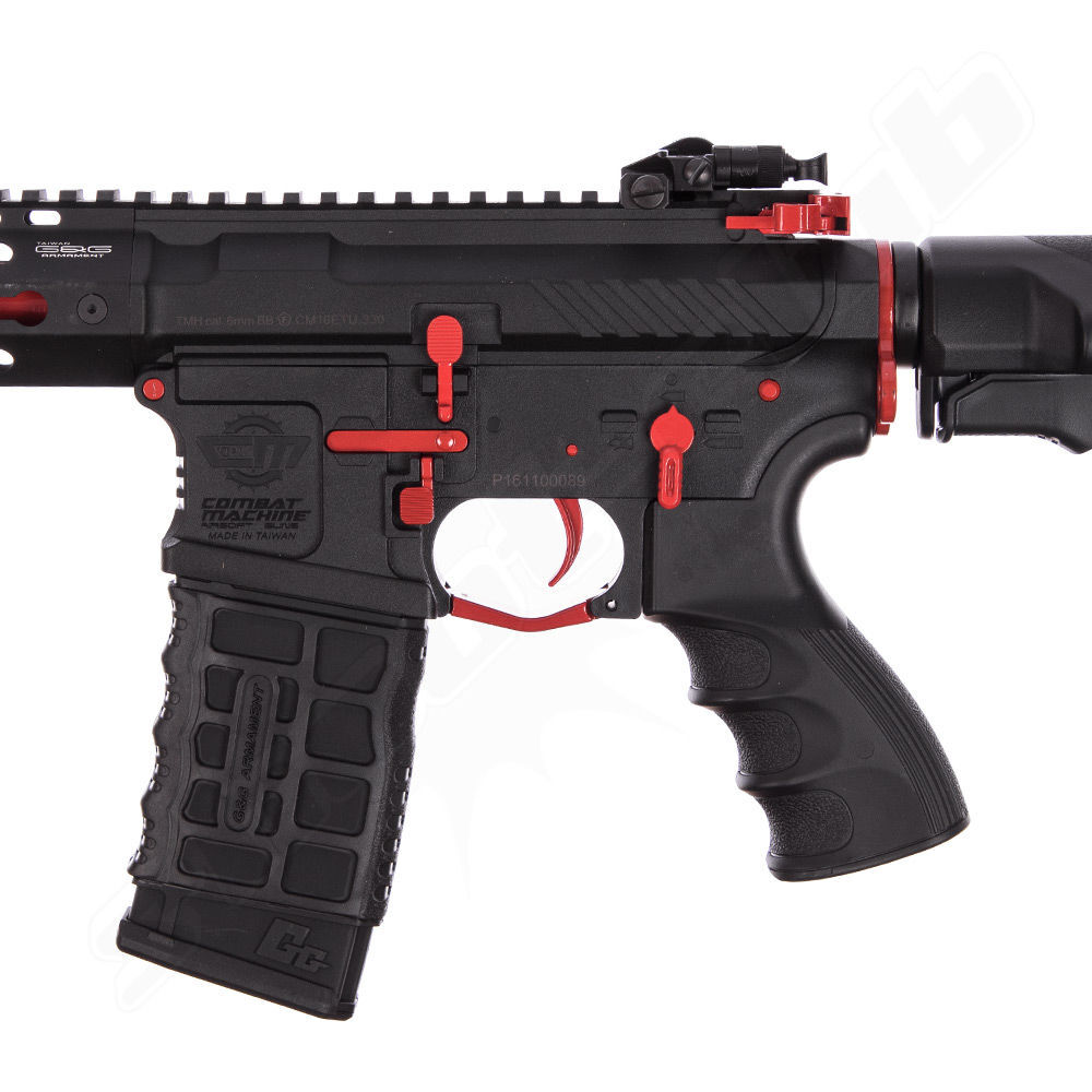 G&G CM16 SRXL S-AEG black/red mit Mosfet & ETU - P18 Bild 4