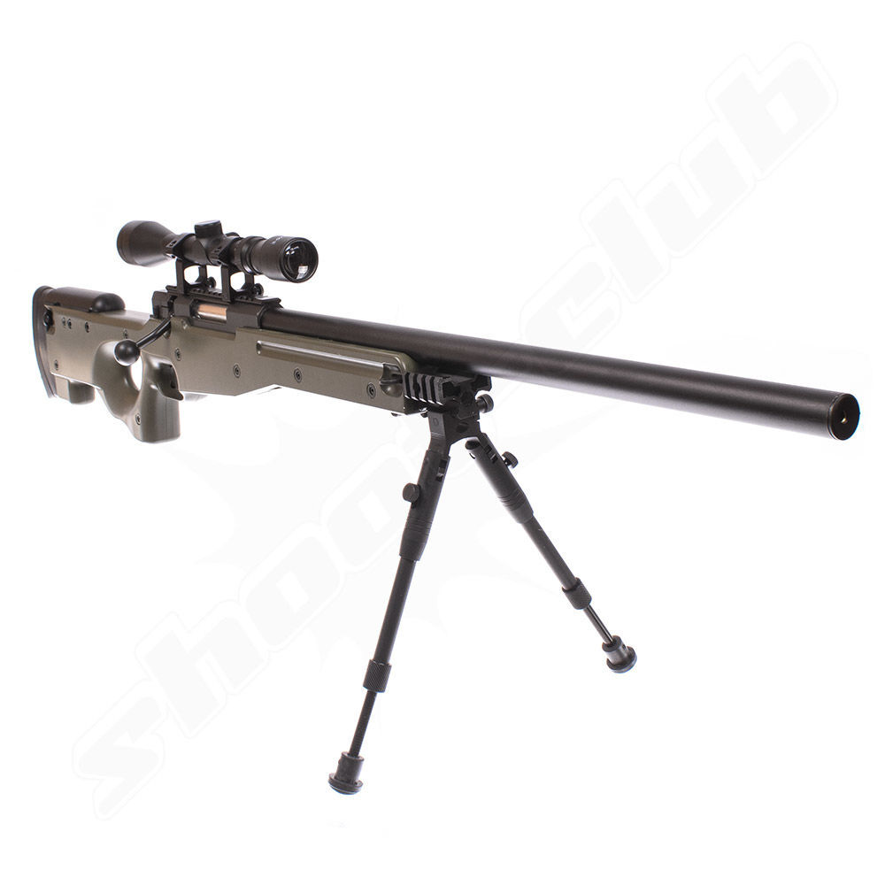 Well L96 MB-01 Airsoft Sniper Set Upgraded 6mm - OD Green Bild 3