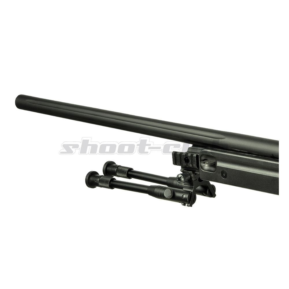 Well AW .338 MB08 Airsoft Sniper Starter Set Upgraded - schwarz Bild 3