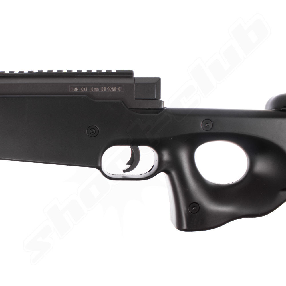 Well L96 MB-01 Upgraded 6mm Airsoft Sniper - schwarz Bild 3