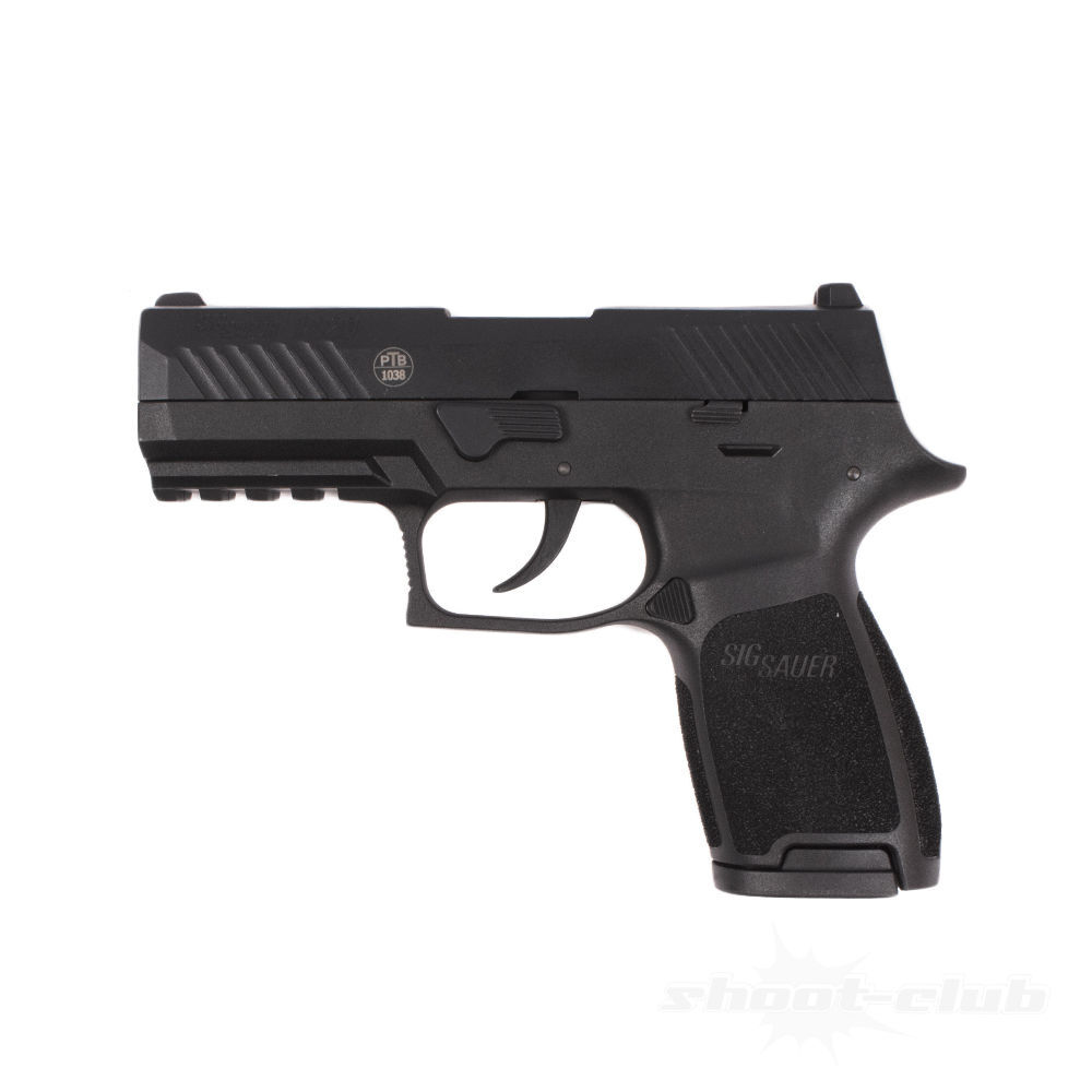 Sig Sauer P320 Schreckschusspistole brniert 9 mm P.A.K. im Platzpatronen-Set Bild 2