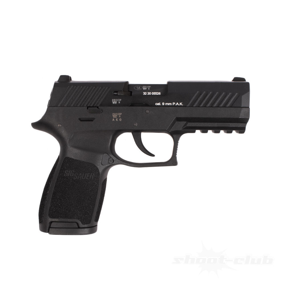 Sig Sauer P320 Schreckschusspistole brniert 9 mm P.A.K. im Platzpatronen-Set Bild 3