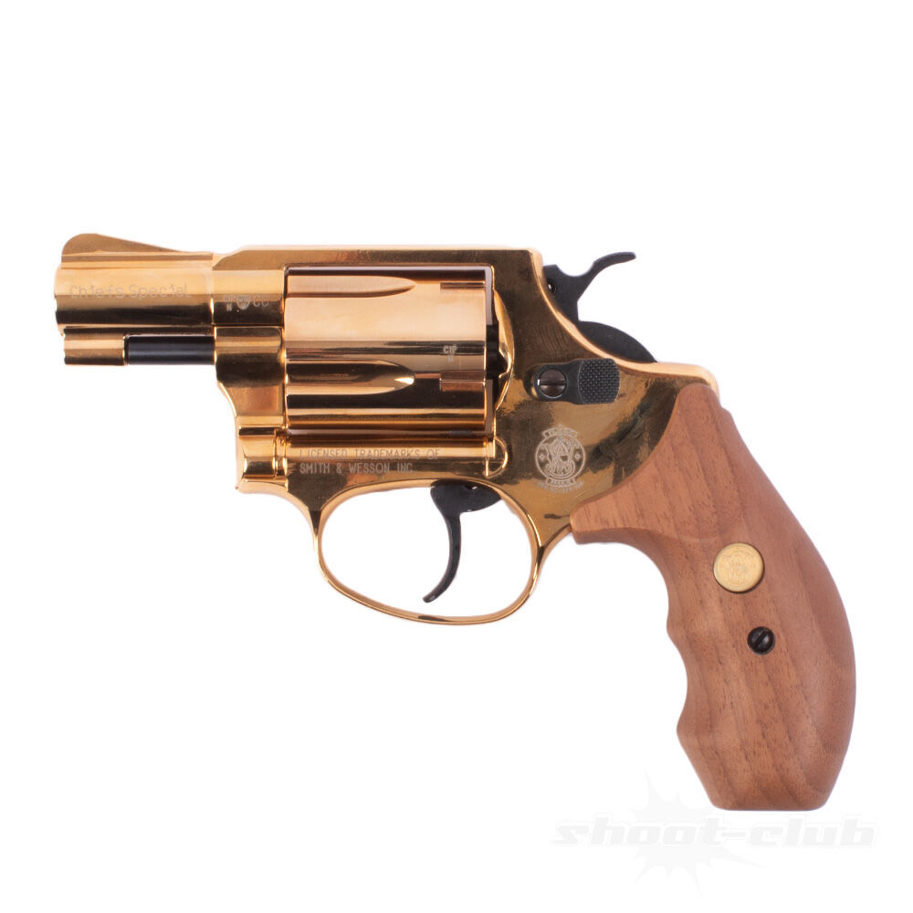 Chief Special Schreckschussrevolver Gold 9mm R.K. / Smith & Wesson Bild 2