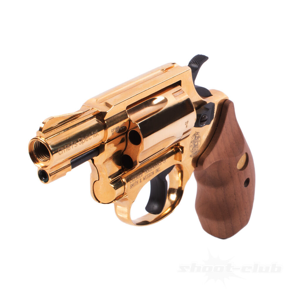 Chief Special Schreckschussrevolver Gold 9mm R.K. / Smith & Wesson Bild 3