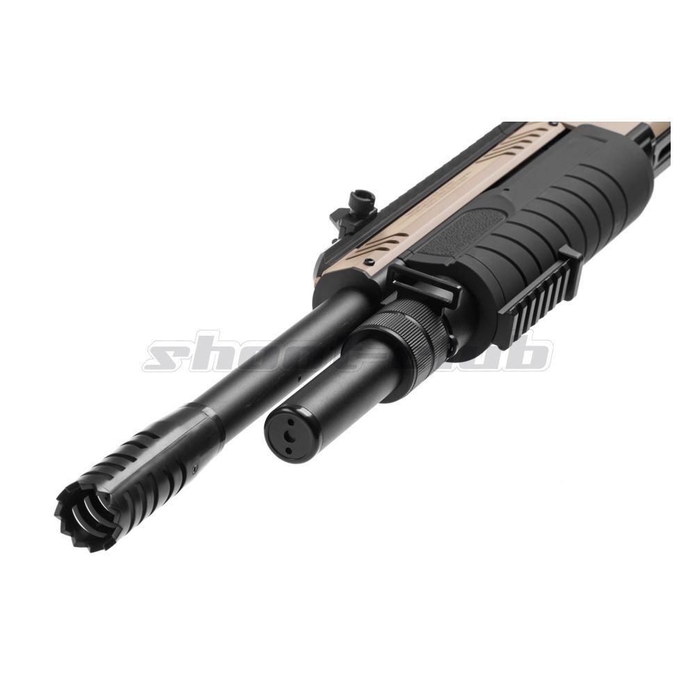 BOmanu. Fabarm STF12 18in tan Spring Airsoft Shotgun ab18 Bild 4