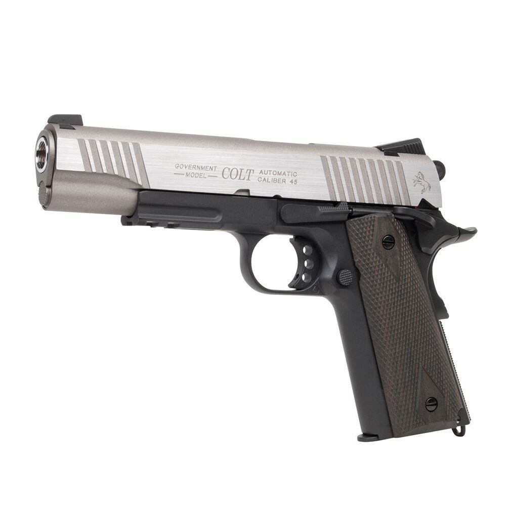 KWC Colt 1911 Rail Gun Airsoft CO2 GBB Pistole ab18 - BiColor Bild 3