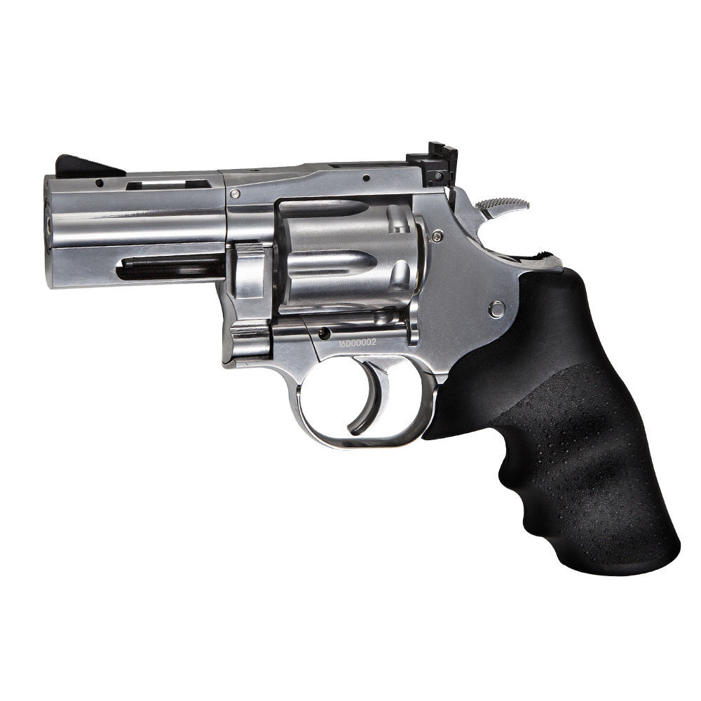 ASG Dan Wesson 715 CO2 Revolver 2,5 Zoll 4,5mm Diabolos Silver Bild 3