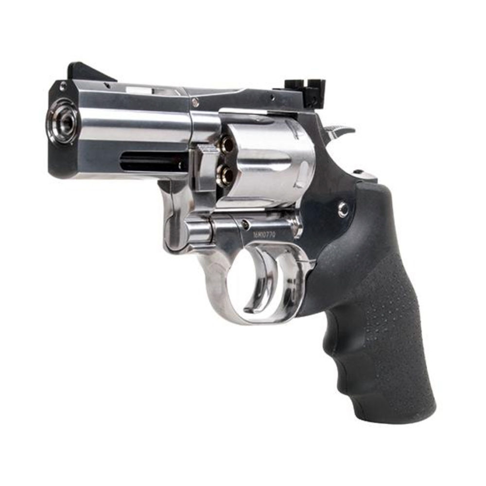 CO2 Revolver Dan Wesson 715 2,5 Zoll Kal. 4,5mm Diabolos, Silber - im Set Bild 4