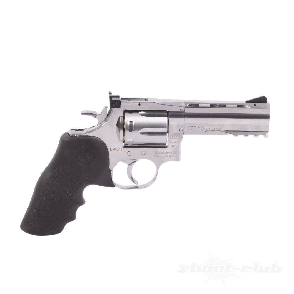 ASG Dan Wesson 715 4 Zoll Airsoftrevolver CO2 6 mm BB Silver Bild 2