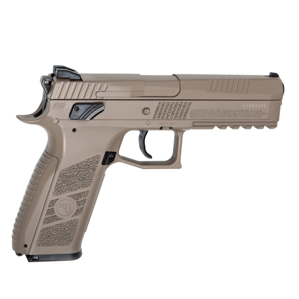 CZ P-09 Full FDE CO2 Pistole 4,5 mm Diabolos Zielscheiben Set Bild 3