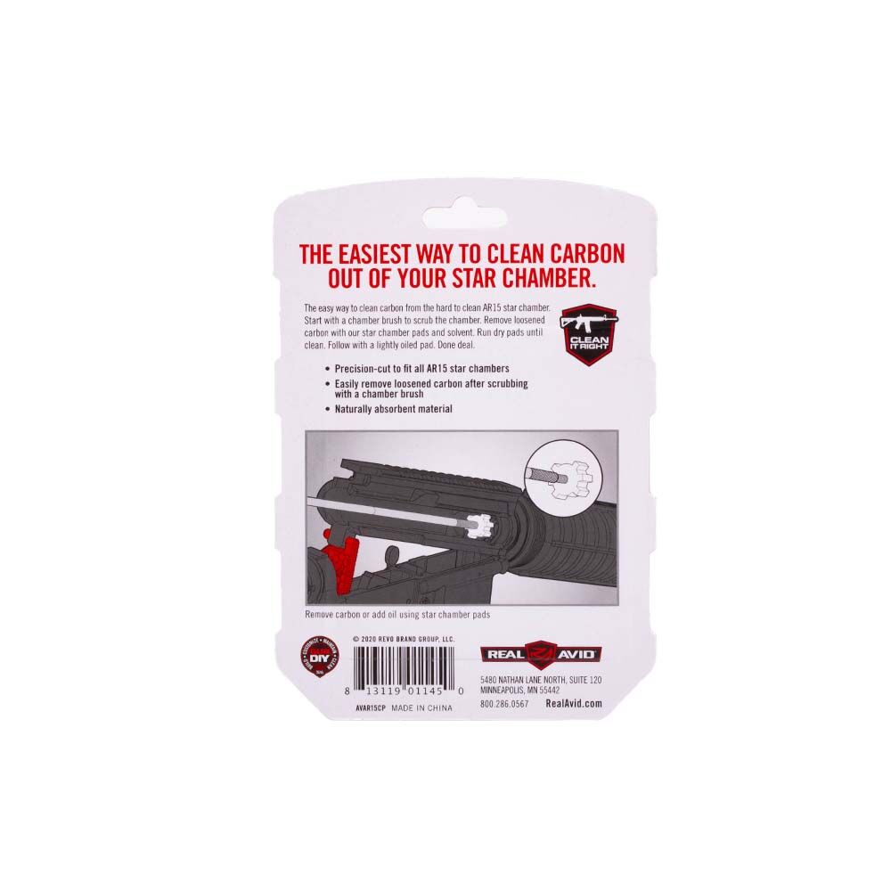 Real Avid AR15 Star Chamber Cleaning Pads Bild 2