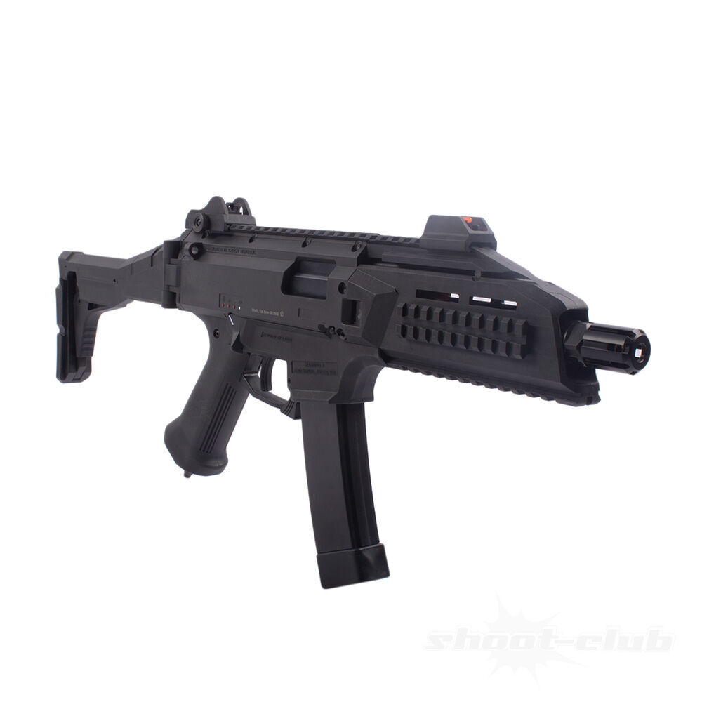 ASG CZ Scorpion EVO 3 A1 HPA Airsoft Maschinenpistole .6mm BB Schwarz Bild 5