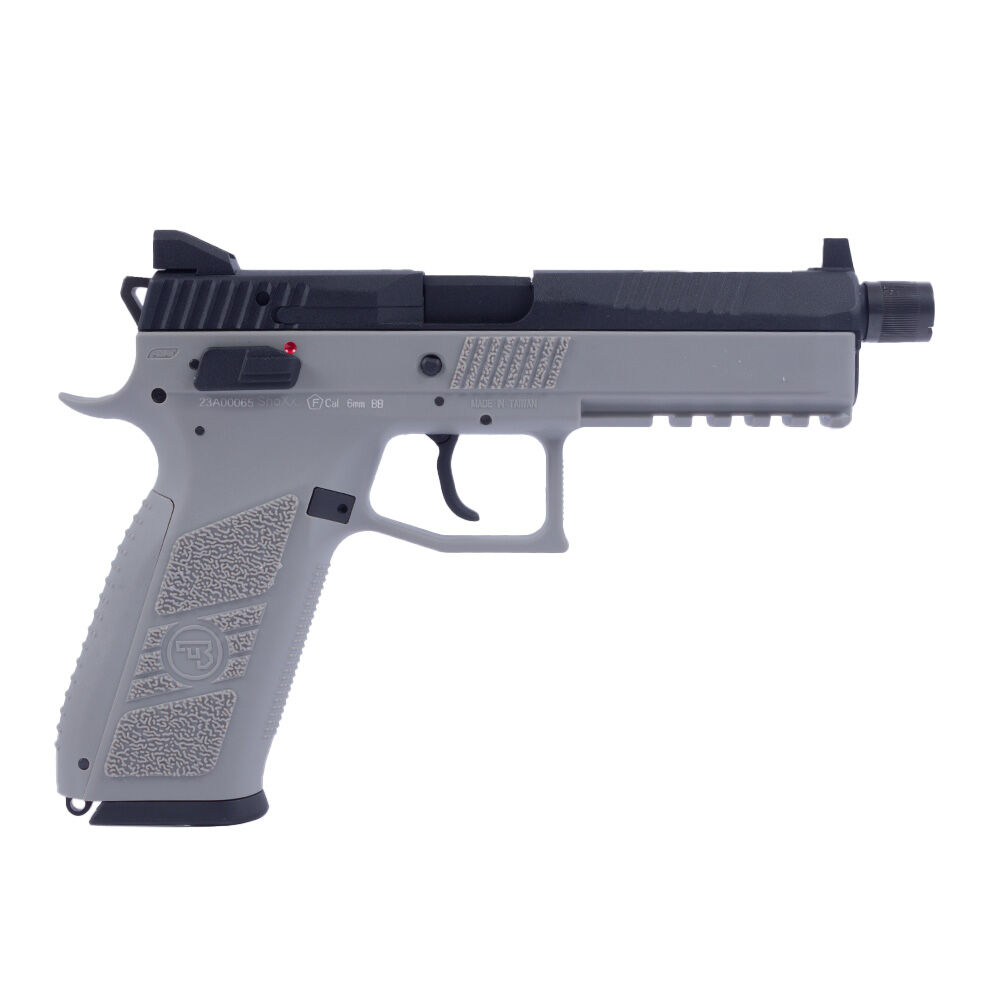 KJ Works CZ P-09 Airsoft CO2 GBB Pistole ab18 - Urban Grey Bild 2