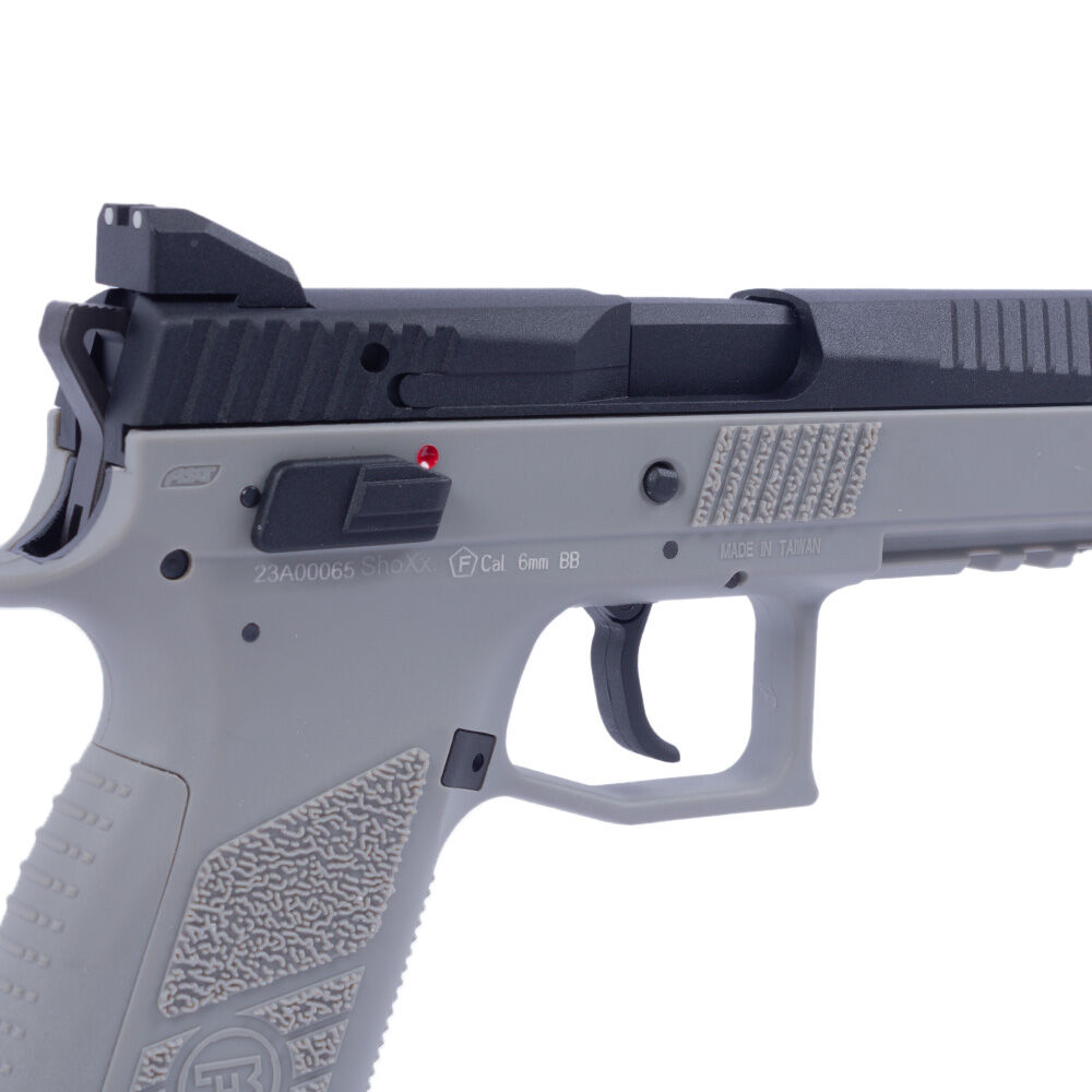 KJ Works CZ P-09 Airsoft CO2 GBB Pistole ab18 - Urban Grey Bild 4