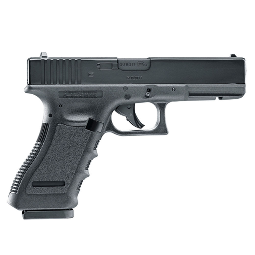 Glock 17 Co2 Pistole Blowback 4,5mm BB schwarz Metallschlitten Bild 2