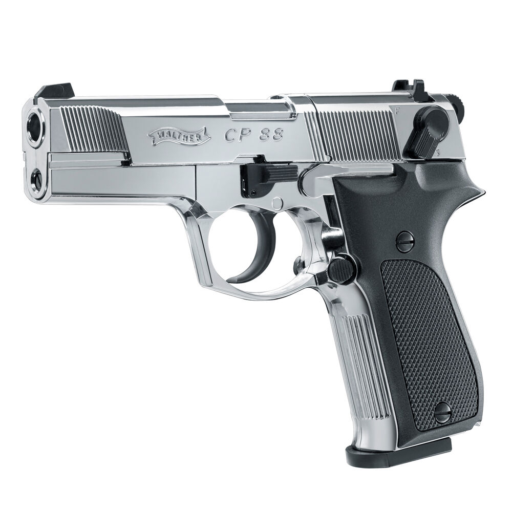 Walther CP88 CO2 Pistole polished chrome im Kaliber 4,5mm Diabolo Bild 2