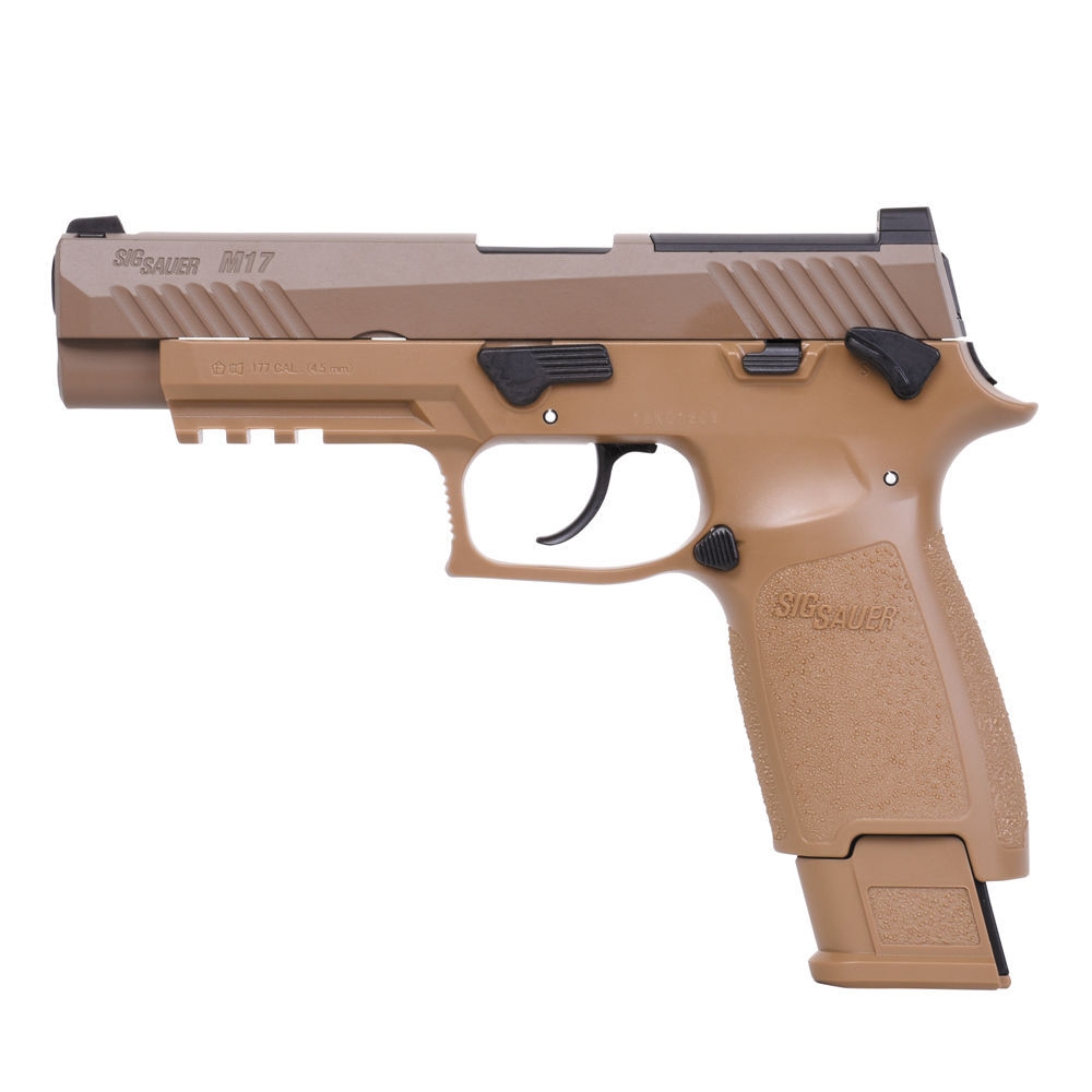 Sig Sauer P320-M17 CO2 Pistole 4,5mm Diabolos im Zielscheiben-Set Bild 5