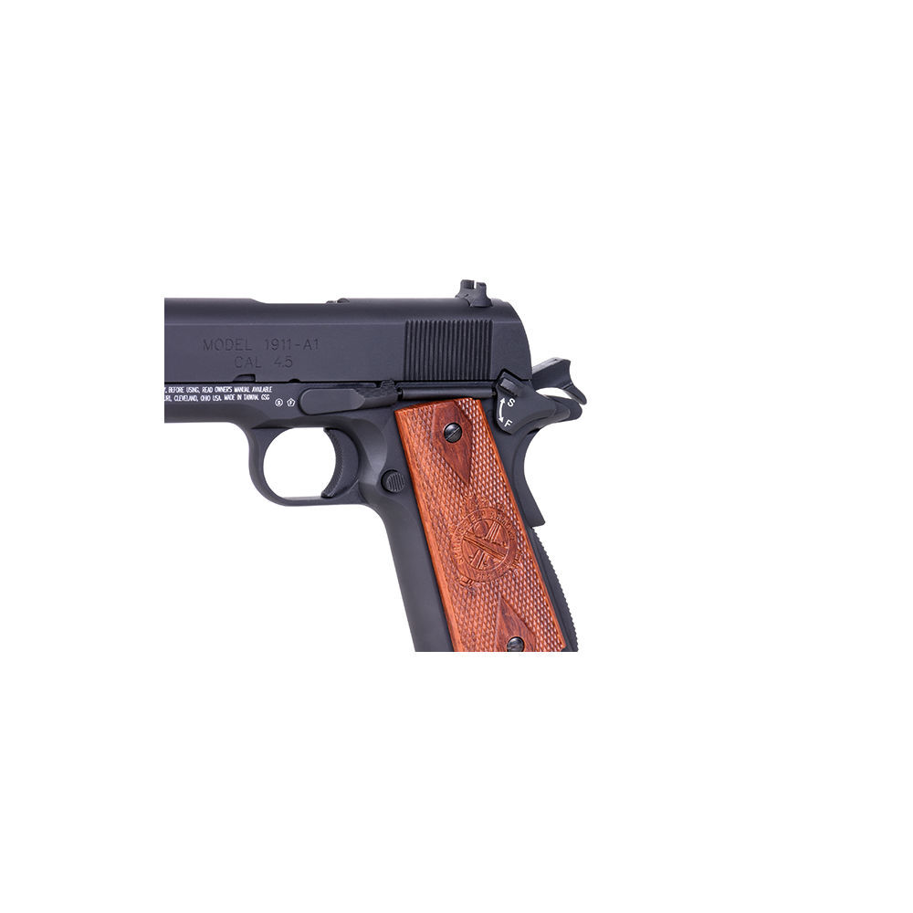 Springfield 1911 Co2 Pistole Blowback 4,5mm BB schwarz Vollmetall Bild 3