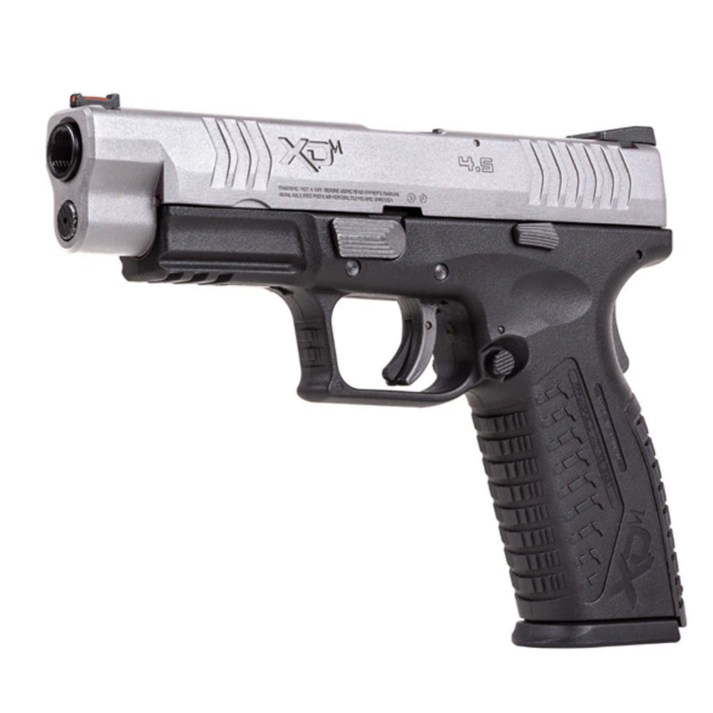 Springfield XDM bicolor CO2 Pistole Kal. 4,5mm Stahl BBs im Set Bild 2