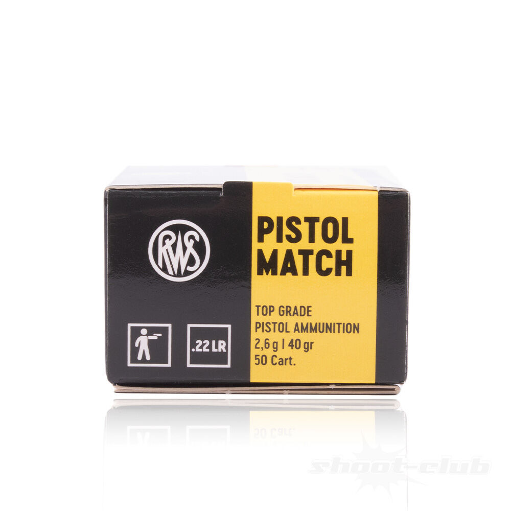 RWS Pistol Match Kleinkaliber Patrone .22 lfB - 50 Stk. Bild 5