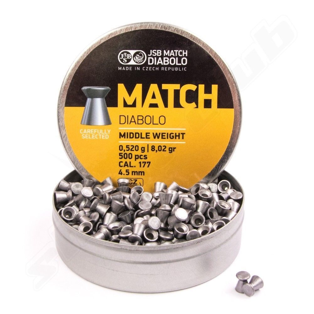 Set: Kugelfang + 120 Zielscheiben + JSB Match Diabolos 4,5mm 0,52g Bild 2